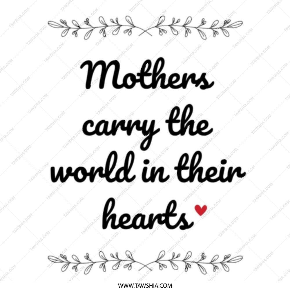 Mothers Carry World Heart Tote Bag, Mother's Day Gift, Mom Gift, Unique Tote Bag, Shopping Bag, Gift for Her, Mothers Day Tote - Tawshia