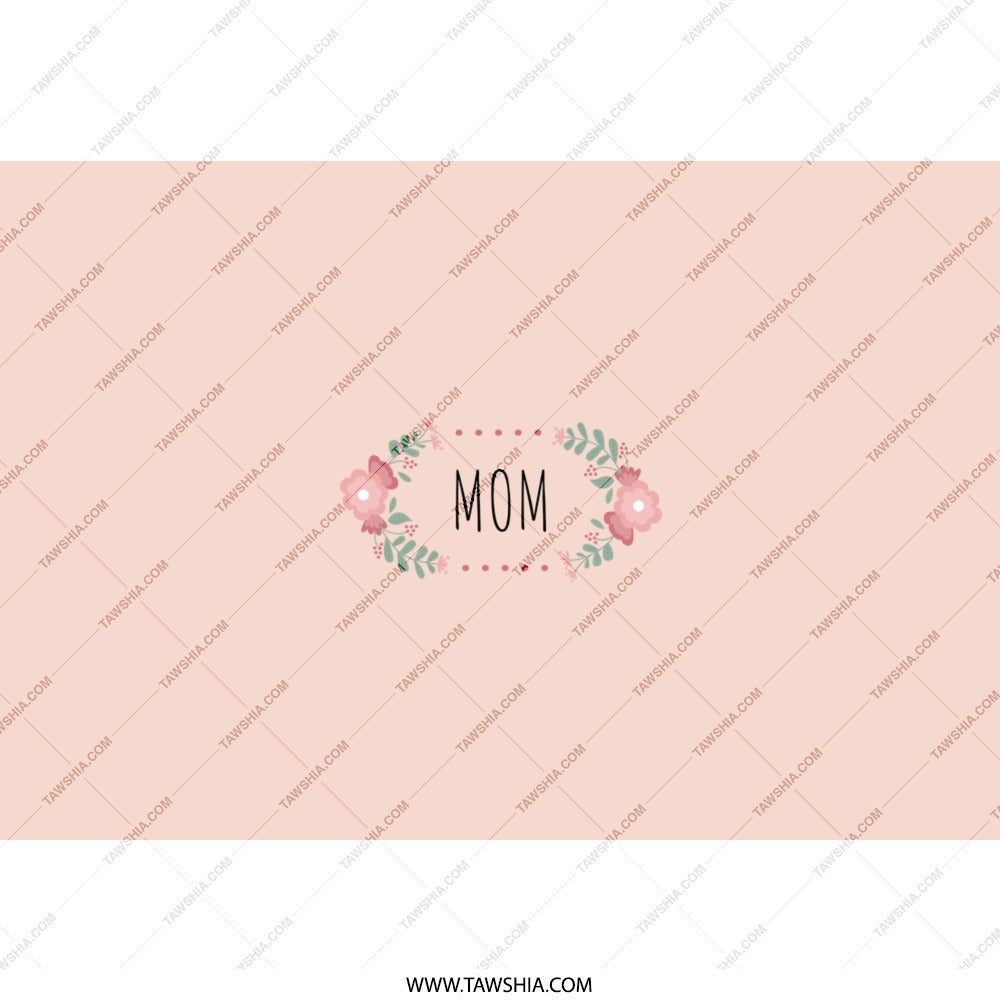 Mom Floral Tumbler, Gift for Mom, Mother's Day Present, Floral Mom Tumbler, Best Mom Ever, Cute Mom Tumbler, Mom Tumbler with Straw - Tawshia