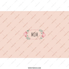Mom Floral Tumbler, Gift for Mom, Mother's Day Present, Floral Mom Tumbler, Best Mom Ever, Cute Mom Tumbler, Mom Tumbler with Straw - Tawshia