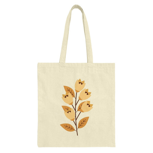 Floral Tote Bag, Aesthetic Flower Bag, Botanical Design, Trendy Reusable Grocery Bag, Stylish Shopper Bag, Unique Gift Idea for Her - Tawshia