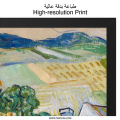 Vincent van Gogh Wall Art, Thatched Roofs, Wall Decor, Fine Art Print, Famous Painting, Impressionist Art, Home Decor - Tawshia