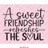 Sweet Friendship Mouse Pad, Inspirational Quote Desk Decor, Heartfelt Gift Idea, Office Accessory, Motivational Mousepad, Friend Gift - Tawshia