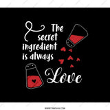 Secret Ingredient Love Backpack, Heart Backpack, Cute Love Backpack, Recipe for Love Backpack, Love Backpack for Her, Gift for Her Backpack - Tawshia