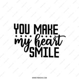 Heart Smile Pillow, Decorative Pillow, Love Quote Pillow, Home Decor Pillow, Throw Pillow, Gift Idea Pillow, Heart Pillow, Smile Pillow - Tawshia