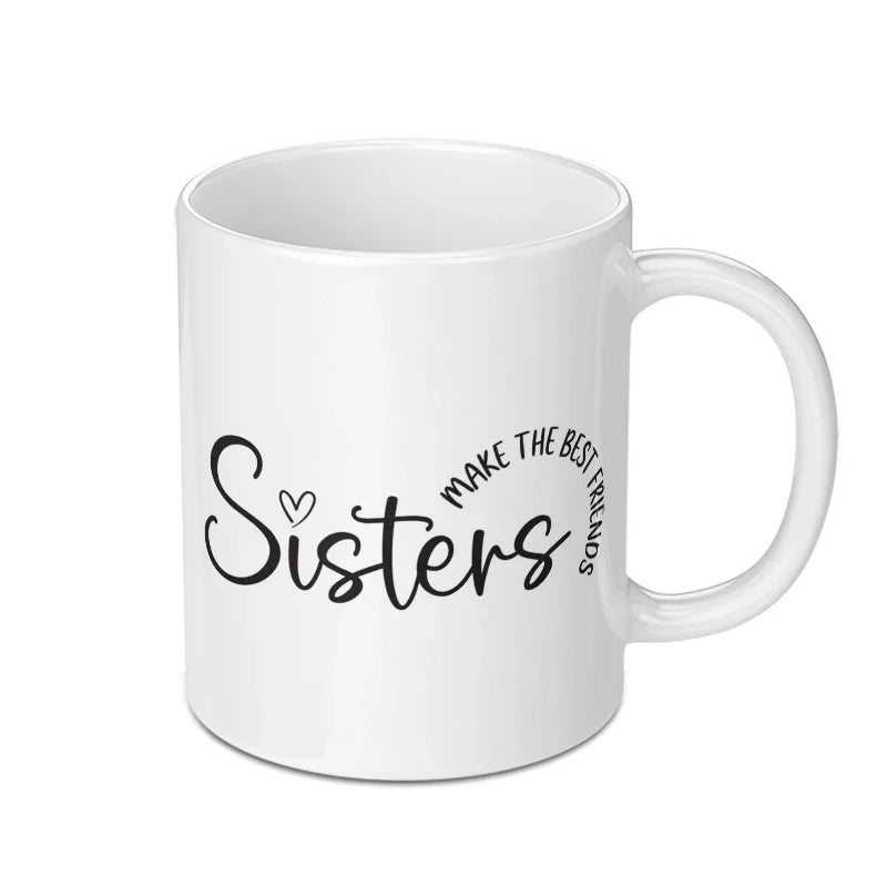 Sisters Mug, Best Friends Gift, Sister Coffee Mug, Sister Birthday Present, Sister Christmas Gift, Sister Mug for Her - Tawshia