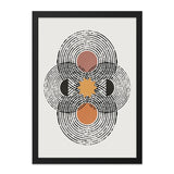 Abstract Flower Wall Art, Geometric Print, Bohemian Decor, Modern Art Print, Neutral Tones Wall Decor, Minimalist Home Decor, Wall Decor - Tawshia