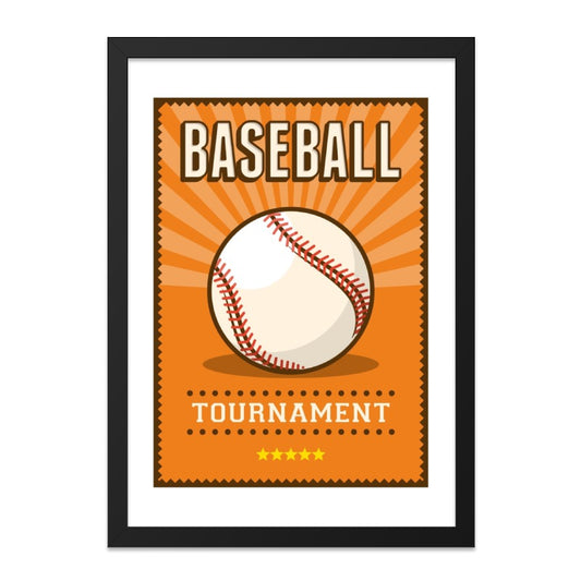 Baseball Tournament Wall Art, Sports Decor, Baseball Poster, Baseball Gift, Sports Fan Art, Kids Room Art, Man Cave Art (137) - Tawshia