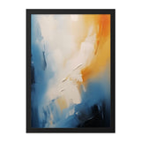Abstract Wall Art, Modern Art Print, Blue and Gold Painting, Minimalist Decor, Contemporary Artwork, Home Decor, Office Art, Ready to Hang - Tawshia
