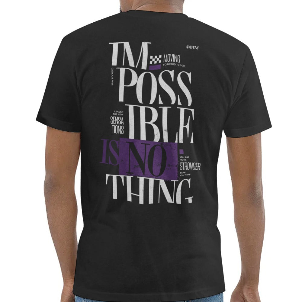 Impossible Is Nothing Graphic Print T-Shirt product type