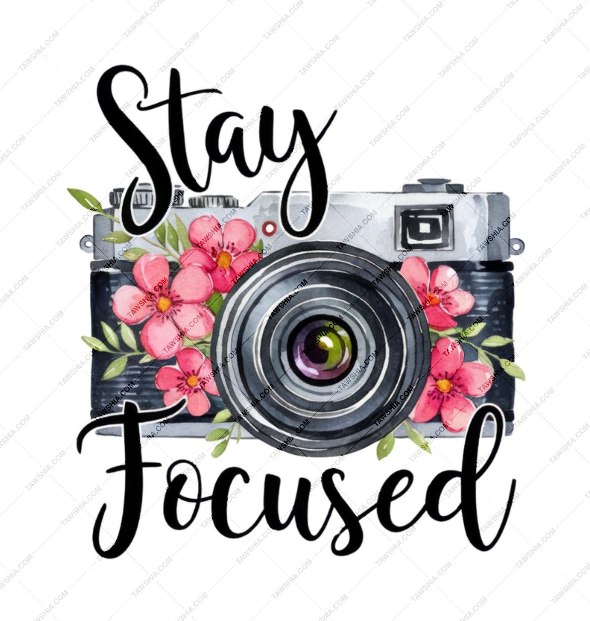 Stay Focused Camera Mug, Photographer Gift, Floral Camera, Photography Lover Mug, Gift for Her, Coffee Mug, Unique Mug, Cute Mug - Tawshia