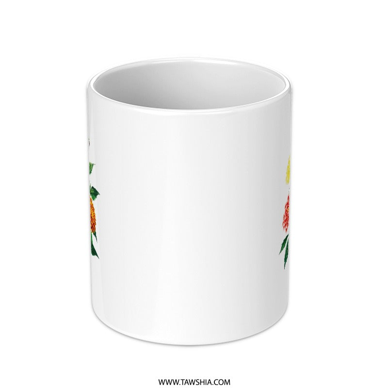 Dahlia Flower Bouquet Mug, Floral Mug, Garden Flower Mug, Botanical Mug, Colorful Flower Mug, Gift for Gardener, Coffee Mug, Tea Mug - Tawshia