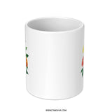 Dahlia Flower Bouquet Mug, Floral Mug, Garden Flower Mug, Botanical Mug, Colorful Flower Mug, Gift for Gardener, Coffee Mug, Tea Mug - Tawshia