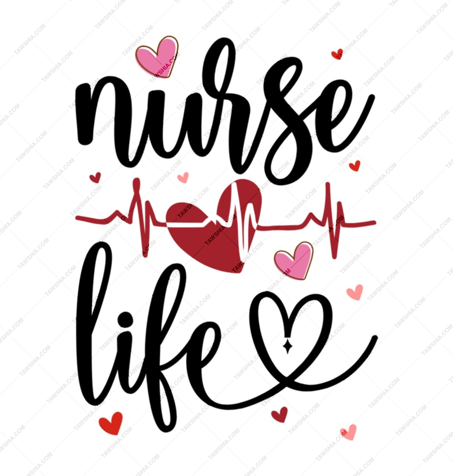 Nurse Life Mug, Gift for Nurse, Nursing Student, Medical Gift, Nurse Appreciation Gift, Heartbeat Mug, Nurse Coffee Mug, Doctor Mug - Tawshia
