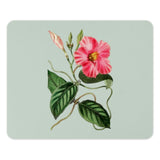 Pink Flower Mouse Pad, Floral Mousepad, Botanical Art Gift, Elegant Office Decor, Trendy Computer Accessory, Flower Illustration - Tawshia