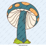 Mushroom Pinback Button, Fungi Badge, Cute Button, Trendy Accessories, Kawaii Badge, Indie Aesthetic, Mushroom Core Gift, Trendy Pin Button - Tawshia