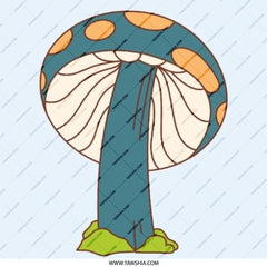Mushroom Pinback Button, Fungi Badge, Cute Button, Trendy Accessories, Kawaii Badge, Indie Aesthetic, Mushroom Core Gift, Trendy Pin Button - Tawshia