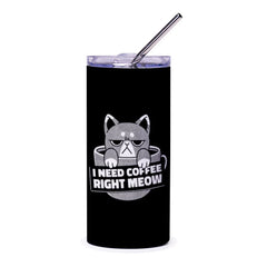 I Need Coffee Right Meow Funny Cat Mug product