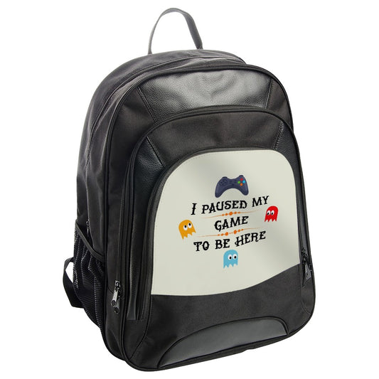 I Paused My Game BackPack, Gamer BackPack, Funny Game BackPack, Gaming Accessory, Gift For Gamer, Gift For Him, Gift For Her BackPack - Tawshia