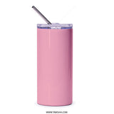 Cute Unicorn Ice Cream Tumbler, Unique Cartoon Unicorn Tumbler, Aesthetic Pink Tumbler, Gift For Her, Personalized Tumblers, Travel Mug - Tawshia