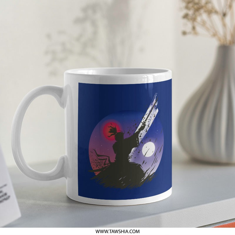 Vintage Sci-Fi Astronaut Art Mug Customizable product