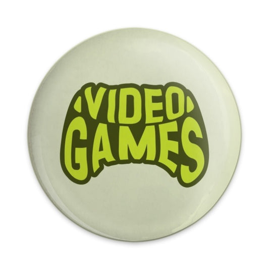Video Games Pinback Button, Gamer Gift, Gaming, Retro Controller, Video Game Lover, Unique Pins, Cool Buttons, Collectible, Pin Badge - Tawshia