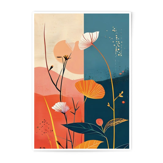 Floral Photographic Print, Botanical Wall Art, Abstract Flower, Colorful Decor, Nature Inspired Print, Home Decor, Modern Art - Tawshia