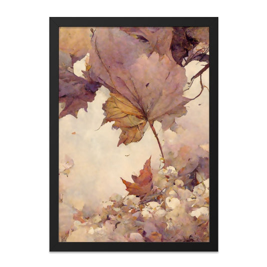 Autumn Leaves Wall Art, Watercolor Painting, Botanical Print, Falling Leaves Art, Nature Wall Decor, Home Decor, Autumn Decor - Tawshia