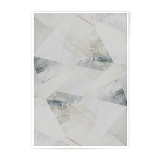 Abstract Photographic Print, Geometric Art Print, Modern Wall Decor, Neutral Tones, Contemporary Home Decor - Tawshia