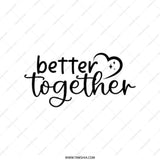Better Together Tote Bag, Gift Tote, Matching Tote, Love Tote Bag, Everyday Tote, Shopping Bag, Anniversary Tote, Special Gift - Tawshia