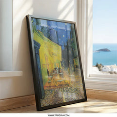 Van Gogh Cafe Terrace at Night Wall Art, Famous Painting Print, Dutch Art Poster, Home Decor, Impressionism Artwork - Tawshia