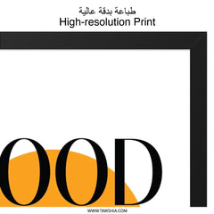 Good Vibes Only Wall Art, Positive Quote Art, Motivational Print, Home Decor, Inspirational Wall Decor, Trendy Art Print - Tawshia