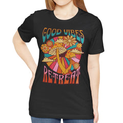 Good Vibes Retreat Colorful Graphic T-shirt product type