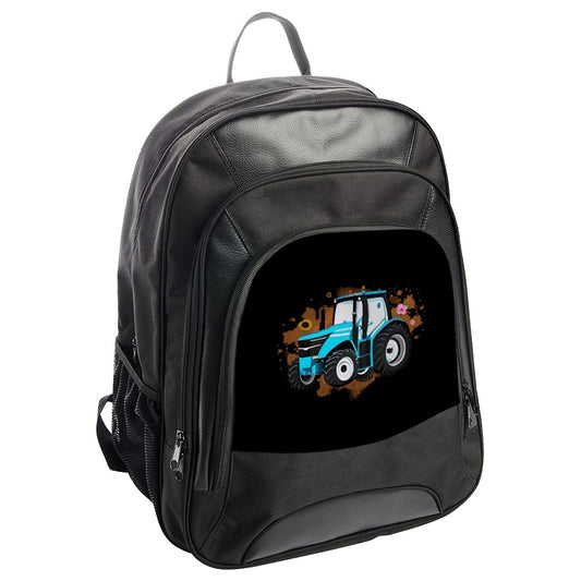 Blue Tractor Backpack, Farm Vehicle Backpack, Kids Backpack, Agriculture Backpack, School Backpack, Travel Backpack, Farming Backpack - Tawshia