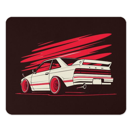 JDM Car Mouse Pad, Japanese Auto, Retro Automotive Art, Racing Stripes, Tuner Car, Car Enthusiast Gift, Cool Desk Accessory - Tawshia