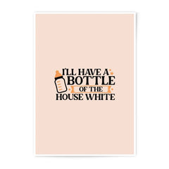 Funny Baby Photographic Print, House White Wine Lover Art, New Parent Humor, Unique Baby Shower Gift, Novelty Wall Decor, Sarcastic - Tawshia
