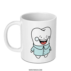 Cute Smiling Tooth Character Adorned Coffee Mug product