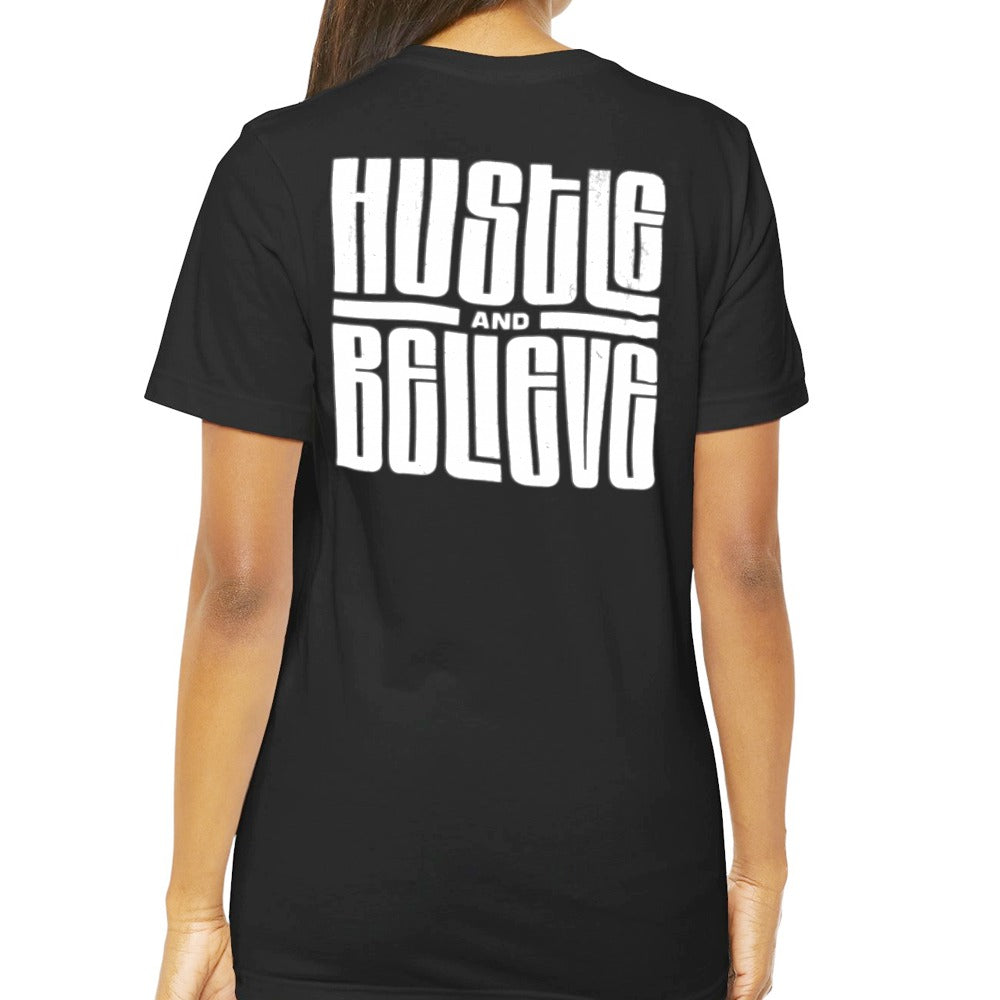 Hustle and Believe Motivational T-shirt product