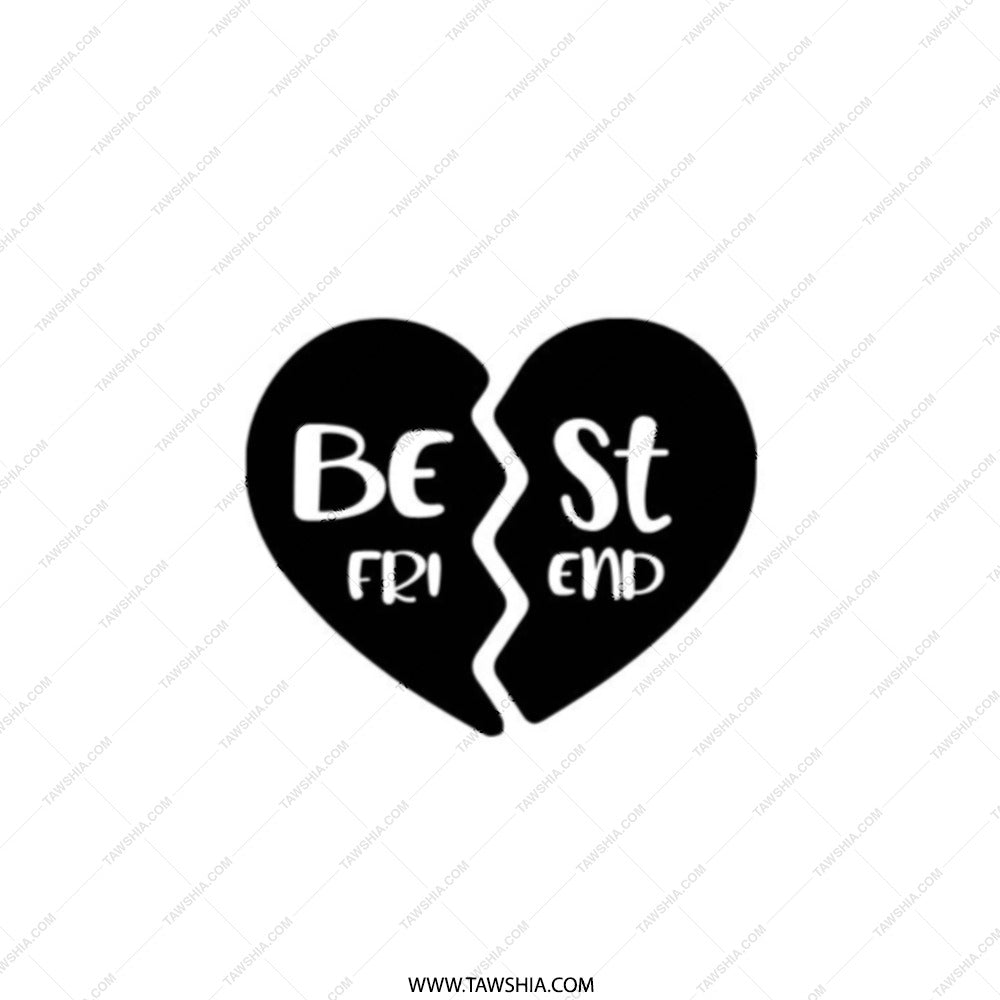 Best Friend Pocket Mirror, Friendship Gift, Besties Compact Mirror, Soul Sister Present, Gift for Her, BFF Keepsake, Cute Pocket Mirror - Tawshia