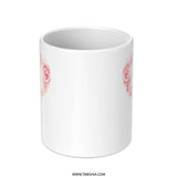 Heart and Key Mug, Romantic Gift Idea, Valentine's Day Mug, Unique Coffee Mug, Special Occasion Present, Elegant Design Cup - Tawshia