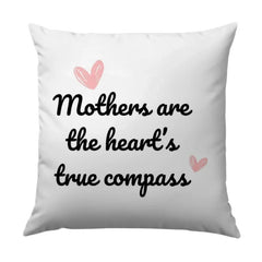 Mothers Day Pillow, Heart Compass, Mothers Day Gift, Mom Birthday, Decorative Pillow, Gift for Mom, Throw Pillow, Home Decor - Tawshia