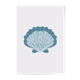 Seashell Photographic Print, Coastal Wall Art, Beach House Decor, Ocean Theme Print, Minimalist Shell Art Print - Tawshia