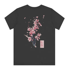 Beautiful Cherry Blossom Design Black Tee product