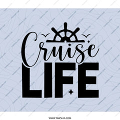 Cruise Life BackPack, Nautical Adventure, Travel Gear, Unique BackPack, Gift for Cruisers, Vacation Essentials, Stylish Cruise Design - Tawshia