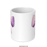 Sparkly Pink Bow Mug, Cute Gift Mug, Pink Bow Design Mug, Girly Mug, Novelty Coffee Mug, Decorative Mug (137 characters) - Tawshia