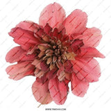 Red Dahlia Flower Pinback Button, Floral Badge, Botanical Gift, Garden Lover Present, Unique Accessory, Flower Button, Nature Inspired - Tawshia
