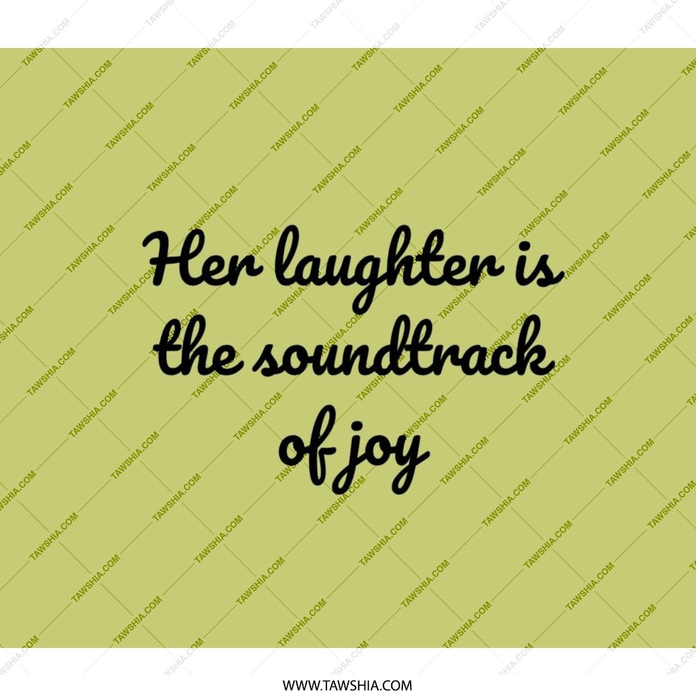 Laughter Soundtrack Backpack, Joyful Gift, Inspirational Design, Everyday Bag, Unique Backpack, Quote Backpack, Fashion Backpack - Tawshia