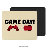 Game Day Mouse Pad, Gamer Gift, Gaming Mousepad, Console Lover, Controller Art, Home Decor, Office Accessory, Computer Mat, Desk Decor - Tawshia