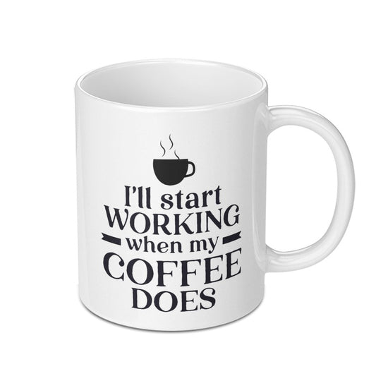 Funny Coffee Mug, Work Mode Activated, Office Gift, Sarcastic Mug, Coffee Lover Mug, Morning Motivation, Novelty Mug, Gift For Coworker - Tawshia