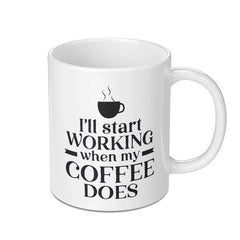 Funny Coffee Mug, Work Mode Activated, Office Gift, Sarcastic Mug, Coffee Lover Mug, Morning Motivation, Novelty Mug, Gift For Coworker - Tawshia