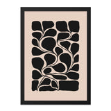 Abstract Wall Art, Modern Art Print, Minimalist Art, Black and Beige Wall Decor, Home Decor Wall Art, Contemporary Art Print - Tawshia